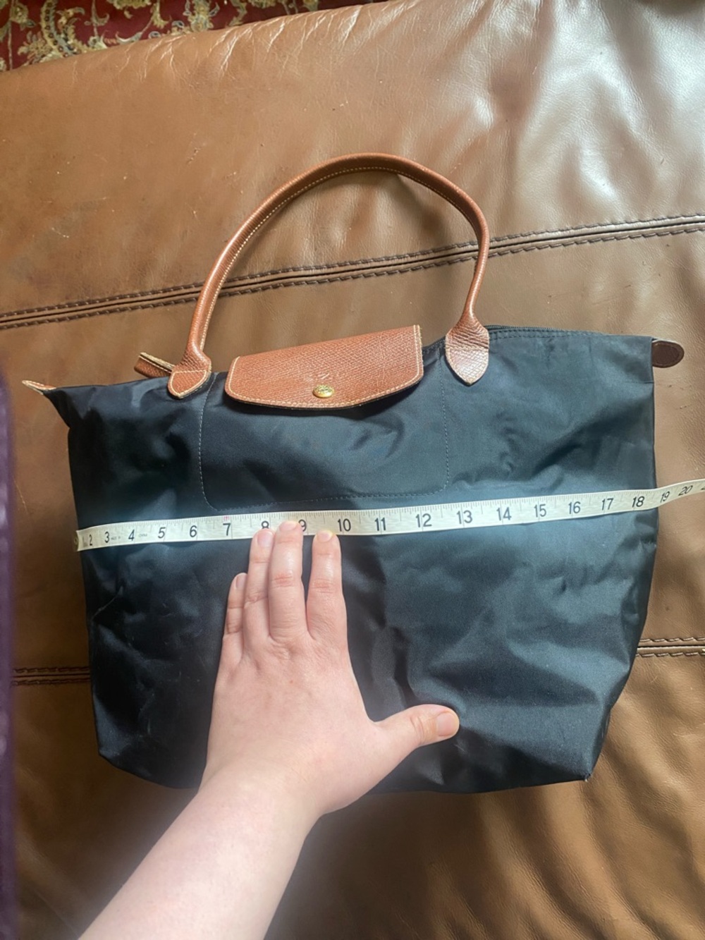 Longchamp Le Pliage Original Large Nylon Tote Bag - Picture 10 of 12